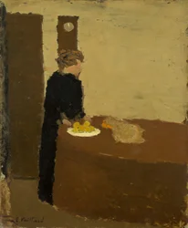 Vrouw in het zwart