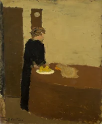Vrouw in het zwart, ca. 1891.