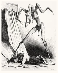 Illustratie voor Le Diable Amoureux, 1845