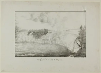 Uitzicht op de Niagara watervallen