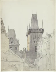De Moldaubrug in de Praagse Kleine Zijde