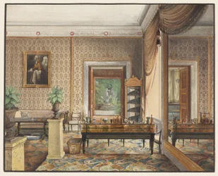 De studeerkamer van prins Karel van Pruisen