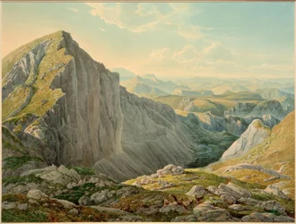 De Grote Höllstein met Uitzicht op Mariazell