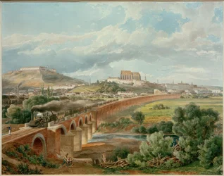 Spoorwegviaduct (viaduct van de Brno-taklijn van de Keizer Ferdinand Noordspoorweg)