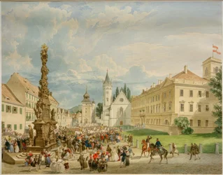 Europa / Bondgenootschappolitiek / Monarchenbijeenkomst in Teplitz / Teplice, september 1835 (Bijeenkomst van Keizer Ferdinand I)