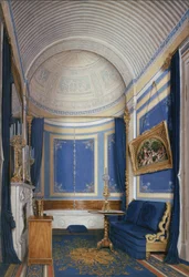 Interieurs van het Winterpaleis. De Badkamer van Keizerin Maria Alexandrovna, 1850s