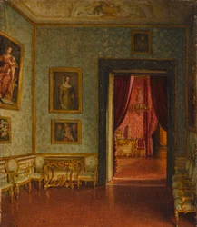 Palazzo Colonna. Uitzicht op de Sala del Trono