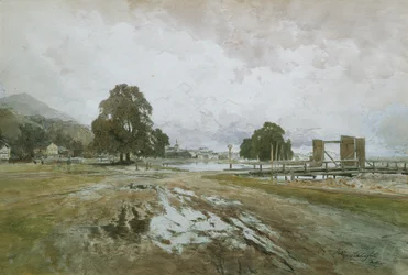 Bij de houtvlotter