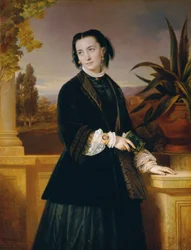Auguste Engerth, de echtgenote van de kunstenaar