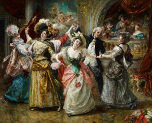 De beau op de soirée
