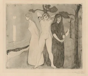 De Vrouw II (Sfinx; de vrouw in drie stadia)