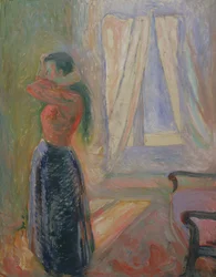 Vrouw bij de Toilette, 1892