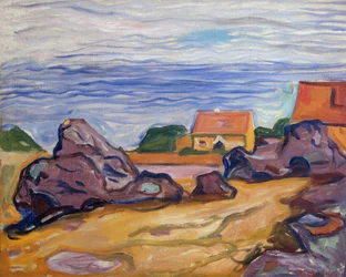Twee huizen in Borre
