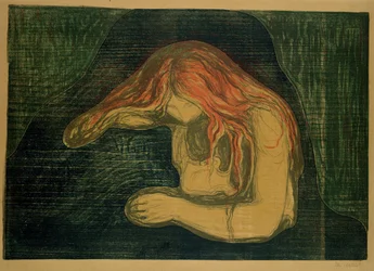 Vampier (litho en houtsnede)