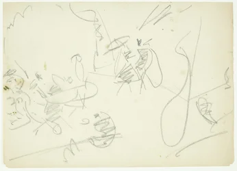 Compositiestudie voor het Langelinje-beeld