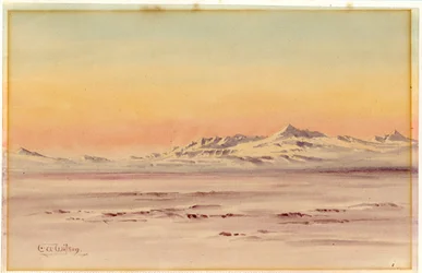 Antarctisch kustlandschap