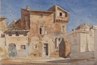 Rome, in de Trastevere, nabij Santa Cecilia, 1866