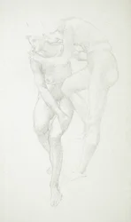 Zittende vrouw