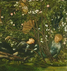De ridders en de rozenstruik (detail)