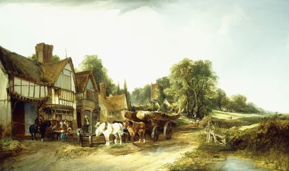 De houtwagen, 1845