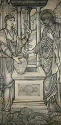Christus met de vrouw van Samaria bij de bron