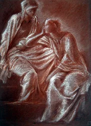 Studie van vrouwelijke figuren