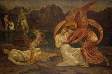 Cupido en Psyche - Psyche ontvangt de Kist van Proserpina
