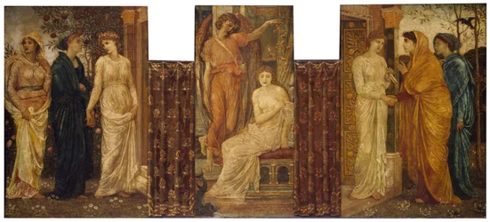 Cupido en Psyche - Palace Green Muurschilderingen - Psyche