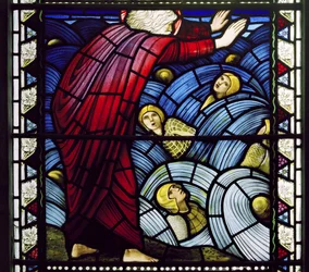 Kirkcaldy Old Kirk, Morris & Co., Edward Burne-Jones, De doortocht door de Rode Zee