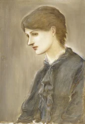 Portret van mevrouw William J. Stillman, geboren Marie Spartali