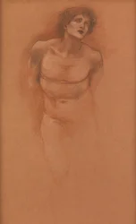 Studie voor de figuur van Liefde in 