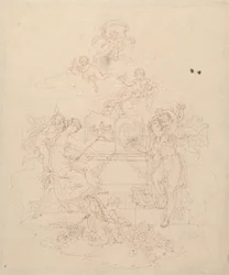 Allegorie van schilderkunst en literatuur