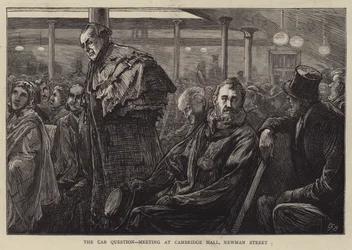 De Taxi Vraag, Bijeenkomst in Cambridge Hall, Newman Street