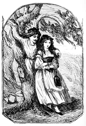 De oude vrouw in het bos, 1901