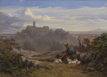 Landschap met geitenhoeder, c.1842