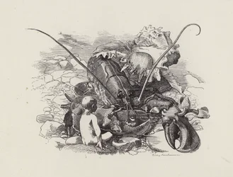 Illustratie voor The Water-Babies door Charles Kingsley