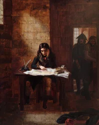 ‘Napoleon in de gevangenis van Nice in 1794’, 1841