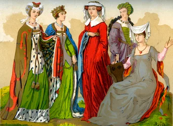 Engelse adellijke vrouwen, 15e-16e eeuw, 1849