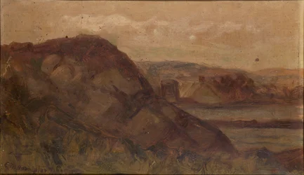 Zonder titel (landschap met rotsen)