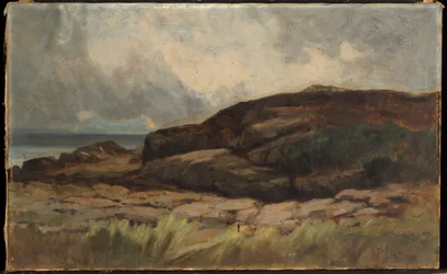 Zonder titel (landschap met rotsen)