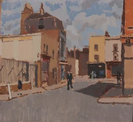 Straat in de lente, 1923-1943