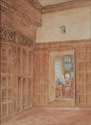 Hoek van de Grote Zaal met de praktijk van Dr. Charles