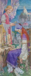 Sint Cecilia (olieverf op doek)