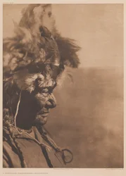 Een medicinale hoofdtooi - Blackfoot