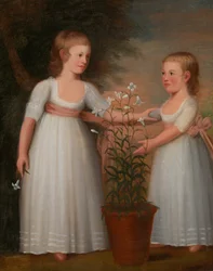 De Davis-kinderen (Eliza Cheever Davis en John Derby Davis)