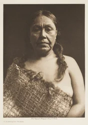 Een Clayoquot-vrouw