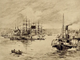 De Tyne: Bij Shields, ca. 1880