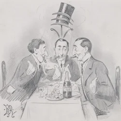 Een Beroemde Lunch a Trois (De Drie Isaacs)