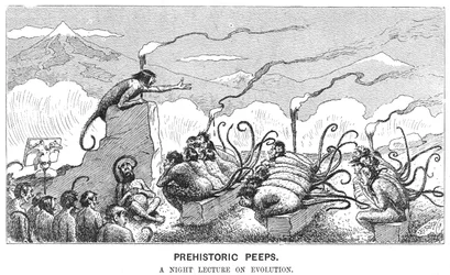 Prehistorische Blikken: Een Nachtlezing over Evolutie, 1894