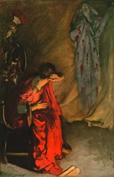 Brutus en de geest van Julius Caesar